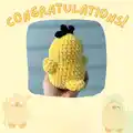 Psyduck-Baby Amigurumi Pattern step 4 - final assembly and finishing