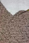 Bear Applique Baby Vest Crochet Pattern step 4 - final assembly and finishing