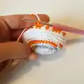 BB-8 Amigurumi Pattern step 4 - final assembly and finishing