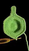 Avocado Family Amigurumi Pattern step 3 - details and accessories