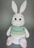 Bunny Stacking Toy Amigurumi Pattern step 1 - construction progress