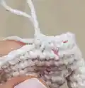 Baby Sunflower Amigurumi Pattern step 4 - final assembly and finishing