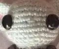 Azumarill Amigurumi Pattern step 4 - final assembly and finishing