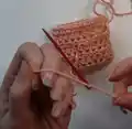 Crochet Puff Quilt Pattern step 4 - final assembly and finishing