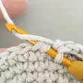 Chameleon Conrad Amigurumi Pattern step 2 - assembly progress