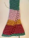 Colorblock Shell Crop Top Pattern step 3 - details and accessories