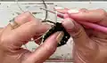 Paris Crochet Bag Pattern step 2 - assembly progress