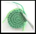 Frog Play Set Amigurumi Pattern step 4 - final assembly and finishing