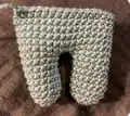 Dead Crewmate Amigurumi Pattern step 3 - details and accessories