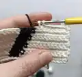 Black Cat Bag Crochet Pattern step 4 - final assembly and finishing