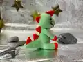 Cute Dinosaur Amigurumi Pattern step 4 - final assembly and finishing