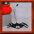 Coaster Spider Amigurumi Pattern step 1 - construction progress