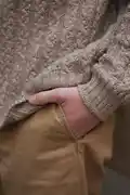 Theory of braids men's sweater Pattern step 4 - final assembly and finishing