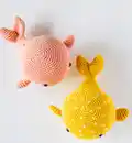 Wallace and Wanda Whales Amigurumi Pattern step 3 - details and accessories