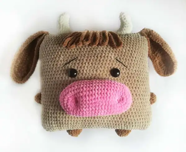 Pillow-bull Amigurumi Pattern