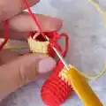Iron Man Amigurumi Pattern step 3 - details and accessories