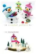 Snowman Amigurumi Pattern step 1 - construction progress