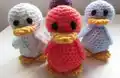 Dave The Duck Amigurumi Pattern step 3 - details and accessories