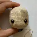 Doll Boo Amigurumi Pattern step 4 - final assembly and finishing