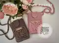 Phone Bag with Pocket Crochet Pattern step 1 - construction progress
