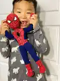 The Spiderman Amigurumi Pattern step 1 - construction progress