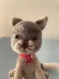 Cute Cat Amigurumi Pattern step 2 - assembly progress