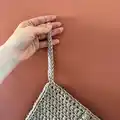 Bobble Clutch Pattern step 2 - assembly progress