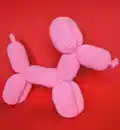 Niahs Balloon Dog Amigurumi Pattern step 1 - construction progress