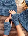 Cosmopolitan Gloves Pattern step 1 - construction progress