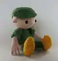 Farmer Teun and Tractor Amigurumi Pattern step 3 - details and accessories