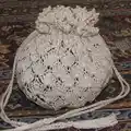 Vintage Style Drawstring Bag Pattern step 3 - details and accessories
