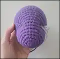 Erebus the Angler Fish Amigurumi Pattern step 4 - final assembly and finishing