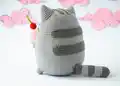 Pusheen Cat with Ice Cream Amigurumi Pattern step 3 - details and accessories