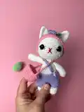 Bunny Amigurumi Pattern step 3 - details and accessories