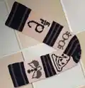 Ravenclaw scarf Pattern step 1 - construction progress