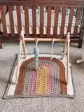 Rainbow Afghan Pattern step 3 - details and accessories