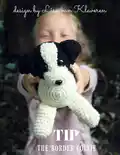 Tip The Border Collie Amigurumi Pattern step 1 - construction progress