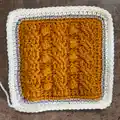 Gallery Throw Pattern step 1 - construction progress