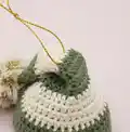 Noel the Christmas Mouse Amigurumi Pattern step 4 - final assembly and finishing