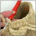 Capybara Amigurumi Pattern step 2 - assembly progress