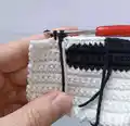 Cat with a cup Crochet Pattern step 4 - final assembly and finishing