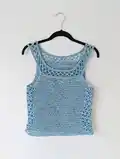 Aestas Top Amigurumi Pattern step 3 - details and accessories