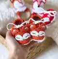Fox Booties Pattern step 1 - construction progress