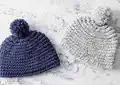 Spiral Hat Crochet Pattern step 1 - construction progress