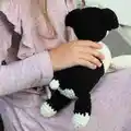 Tip The Border Collie Amigurumi Pattern step 3 - details and accessories