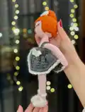 Ballerina Doll Amigurumi Pattern step 3 - details and accessories