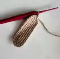 Baby Deer Amigurumi Pattern step 2 - assembly progress