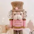 Theo the Nutcracker Amigurumi Pattern step 1 - construction progress