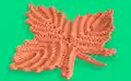 Canadian Maple Leaf Pattern step 1 - construction progress
