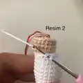DOLL AYBUKE Amigurumi Pattern step 3 - details and accessories